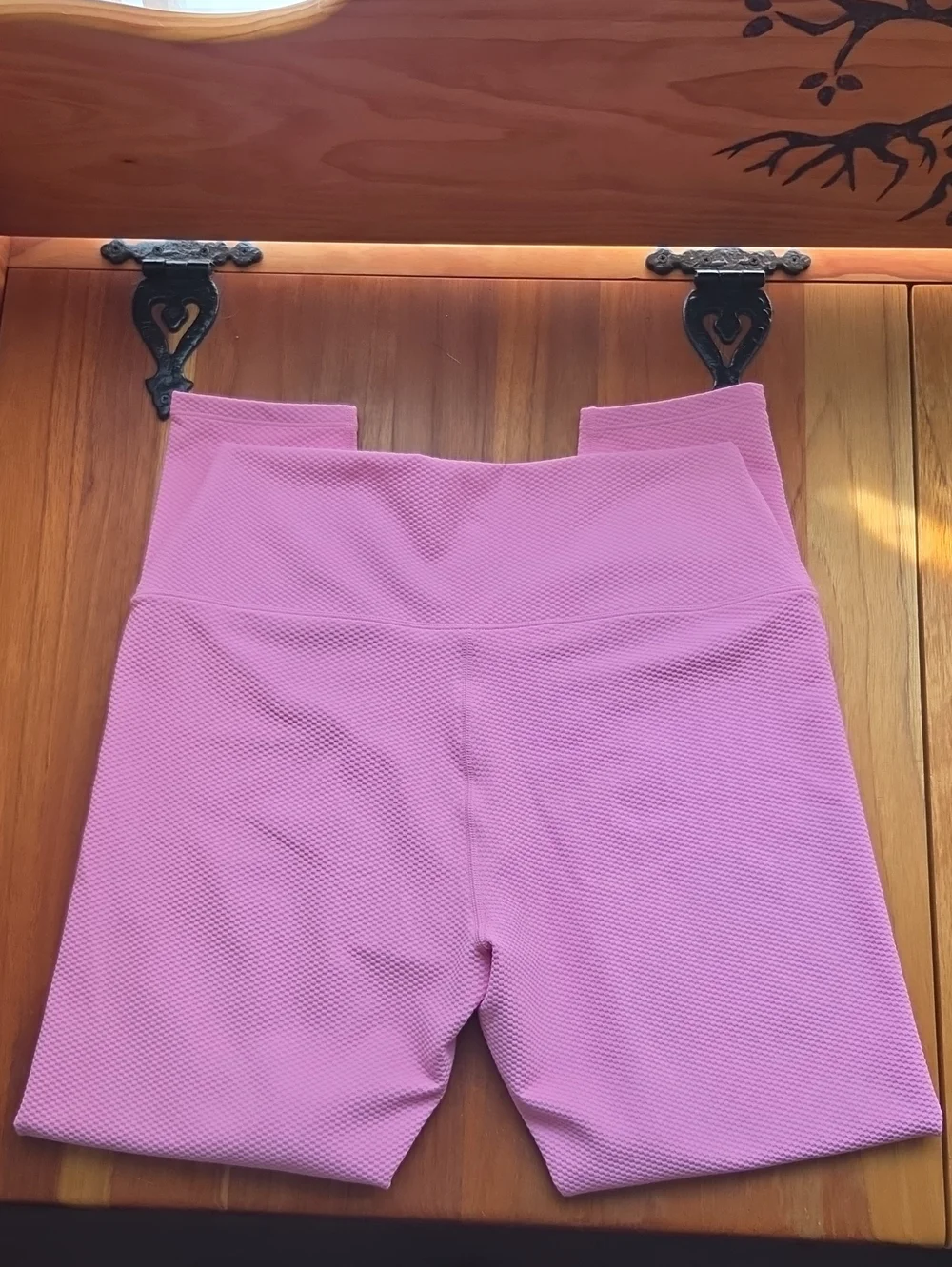 NWT BEACH RIOT Piper Berry Love pink Waffle Legging size XL